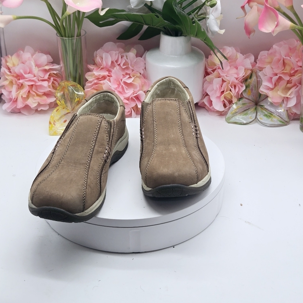 Cabela's Nubuck Leather Slip On Hiking Outdoor Casual Shoes Size 9.5M - Picture 9 of 14